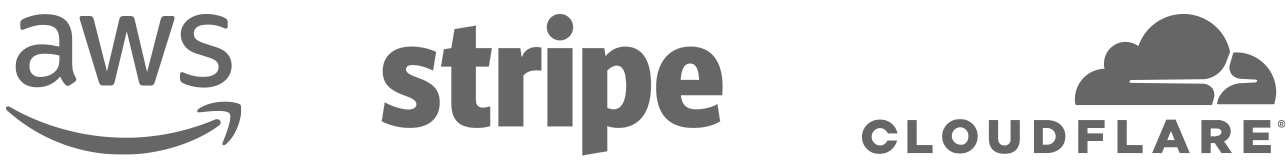 aws、stripe、cloudflare代表圖